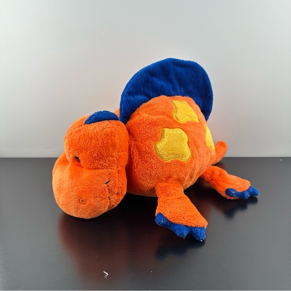 Animal Alley Dinosaur Plush Stuffed Animal Orange Blue Yelow Stegosaurus 13”